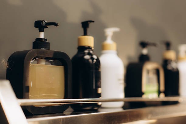 organized bathroom shelf with skincare  Does Niacinamide Expire