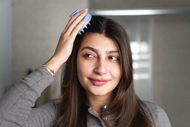 “Scalp exfoliation tools and treatments for removing buildup”