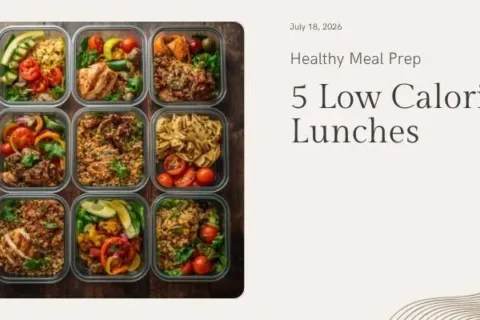 5 Low Calorie Meal Prep Lunches This Week