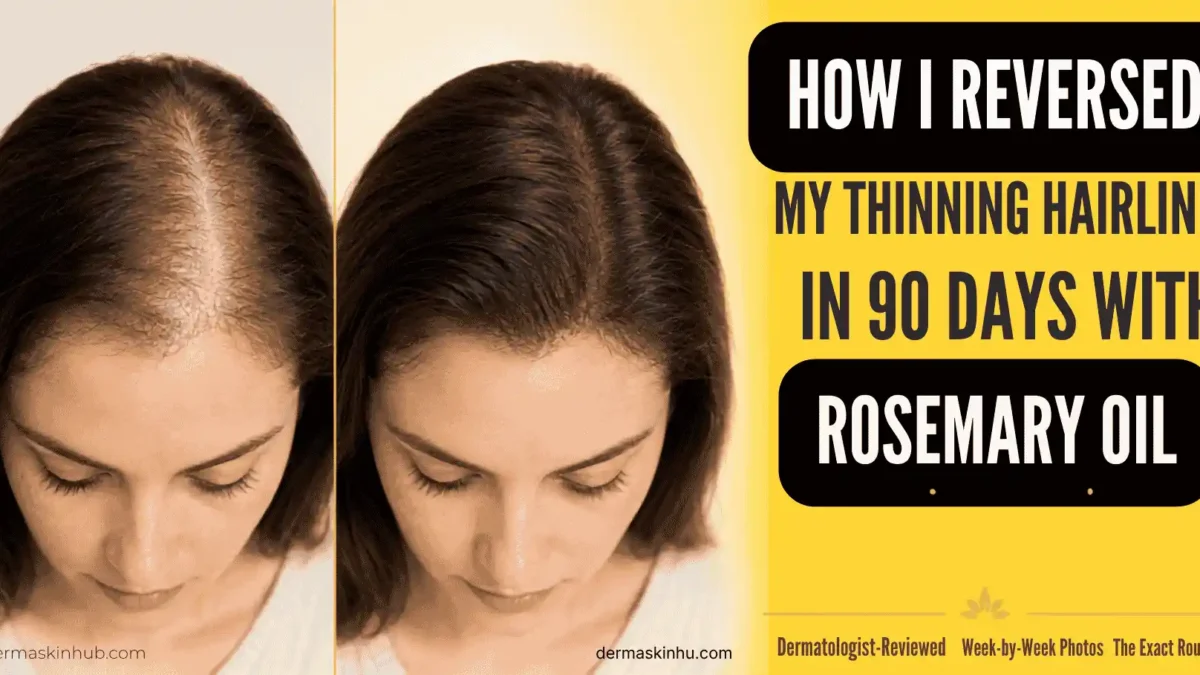 How I Reversed My Thinning Hairline in 90 Days With Rosemary Oil