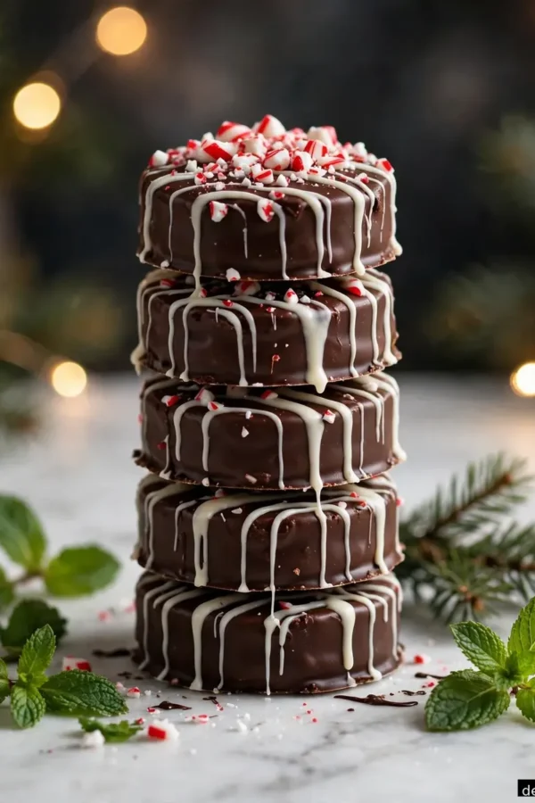 No-Bake Peppermint Christmas Cookies for Healthy Skin